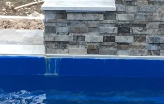 Fiberglass pool calcium buildup