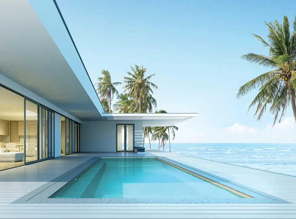 Small fiberglass pools: luxury in every detail