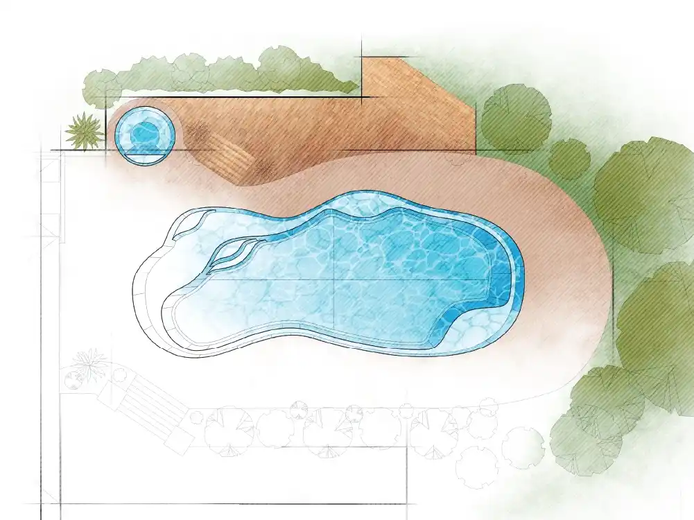 Pool installation process: initial planning phase