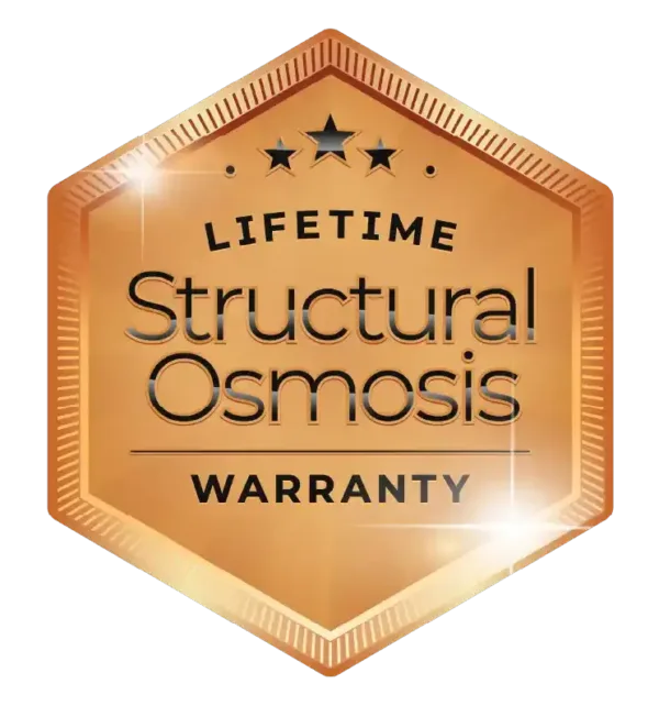 Lifetime structural osmosis warranty Lifetime osmosis warranty